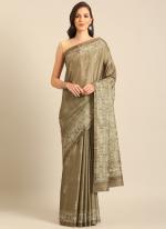 Cotton Light Green Daily Wear Printed Saree